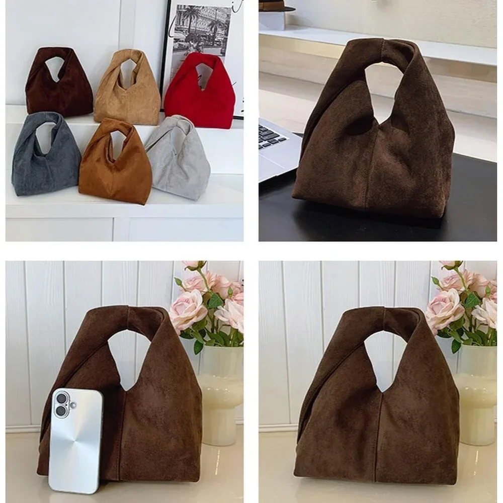 Trendy Slouchy Suede Crossbody Bag: Stylish Hobo Purse for Everyday Elegance